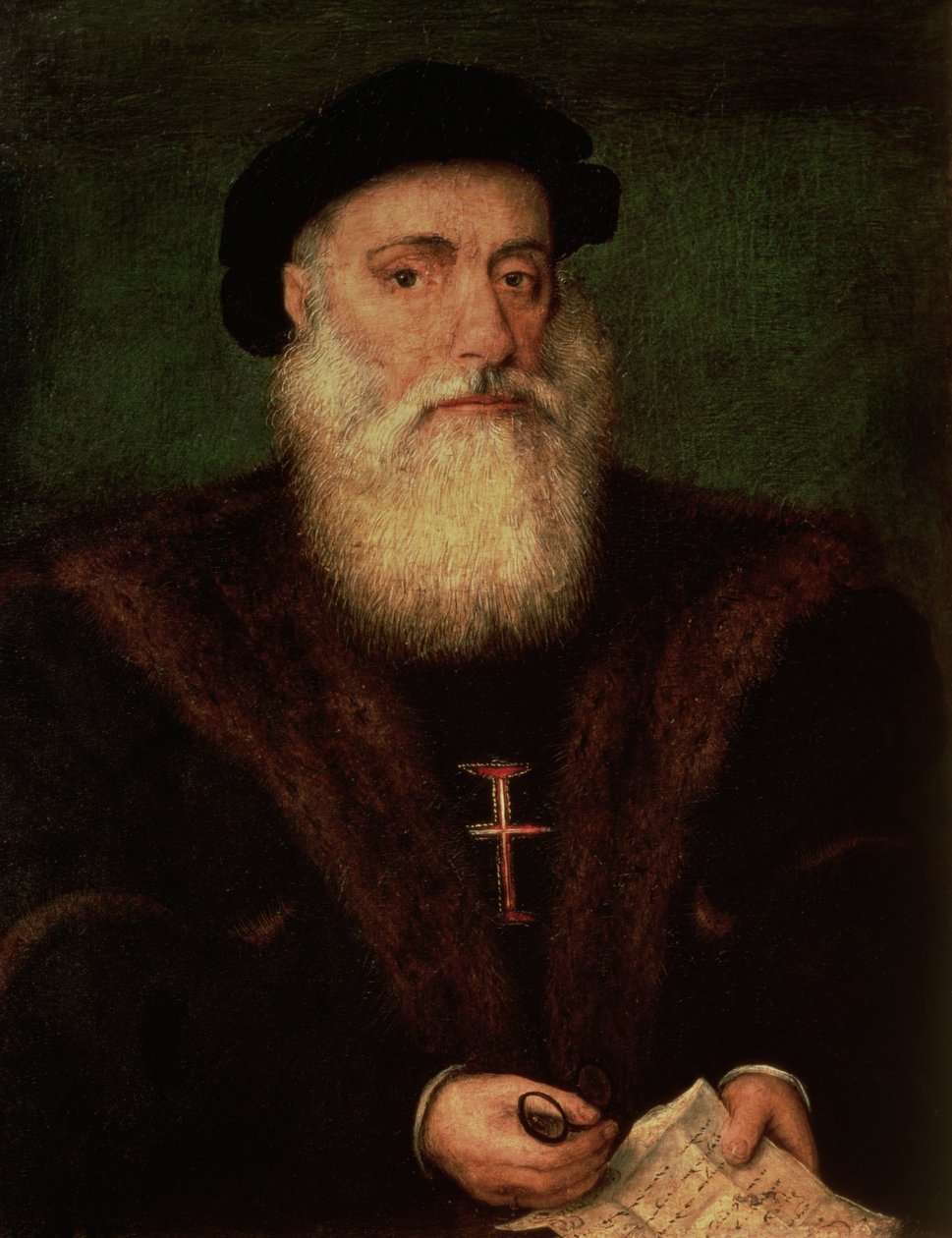 Porträt vermutlich von Vasco da Gama (1469-1524) von Portuguese School