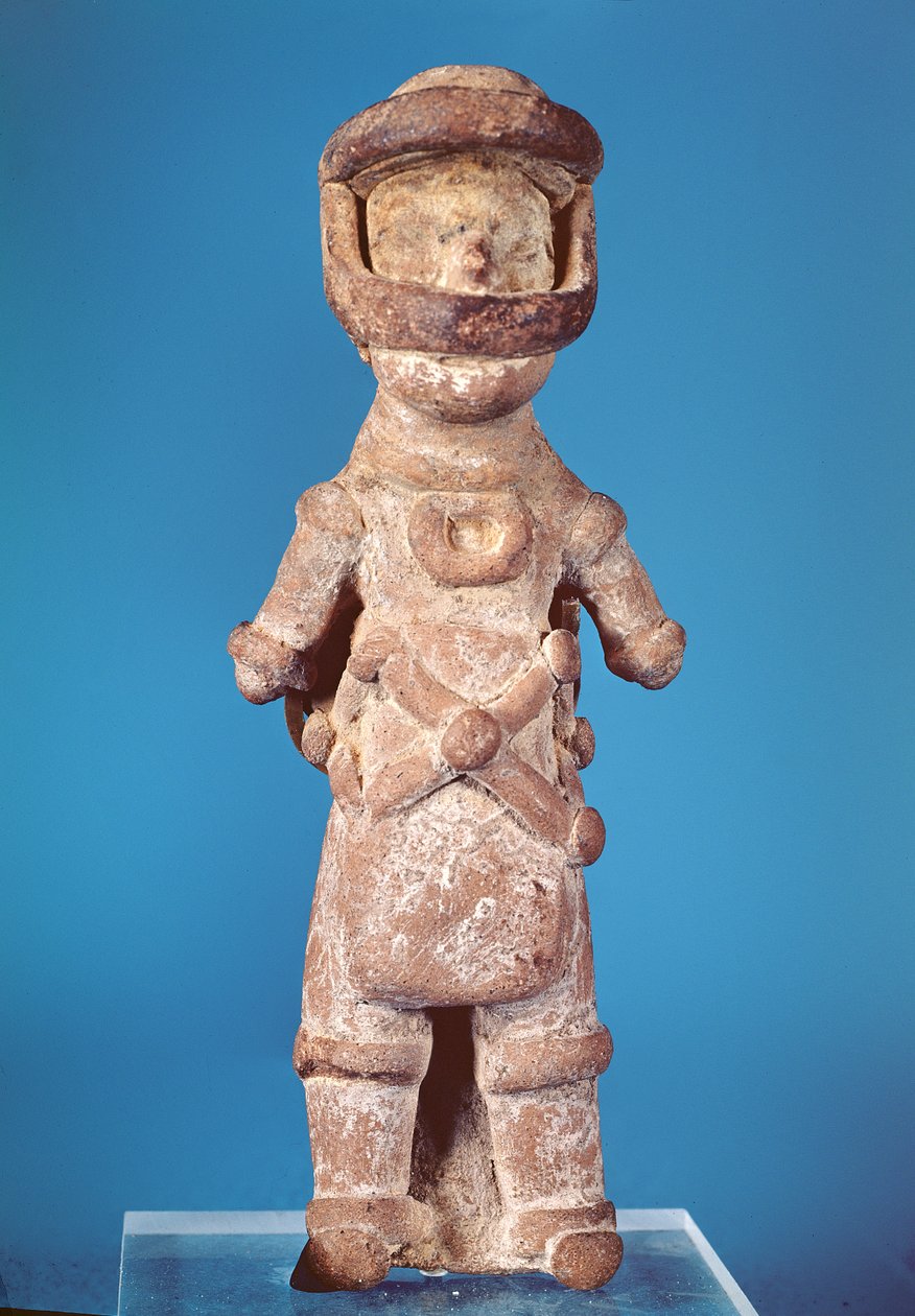 Figur eines Tlachtli-Spielers, aus Tlatilco, Vor-Klassische Periode von Pre Columbian
