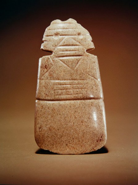 Anthropomorpher Axtgott, aus Guacimo, Linea Vieja Gebiet von Pre Columbian Pre Columbian