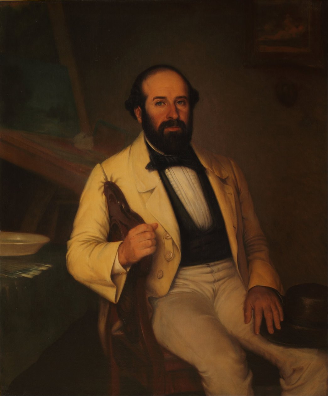 Porträt von Santiago Calzadilla von Prilidiano Pueyrredon