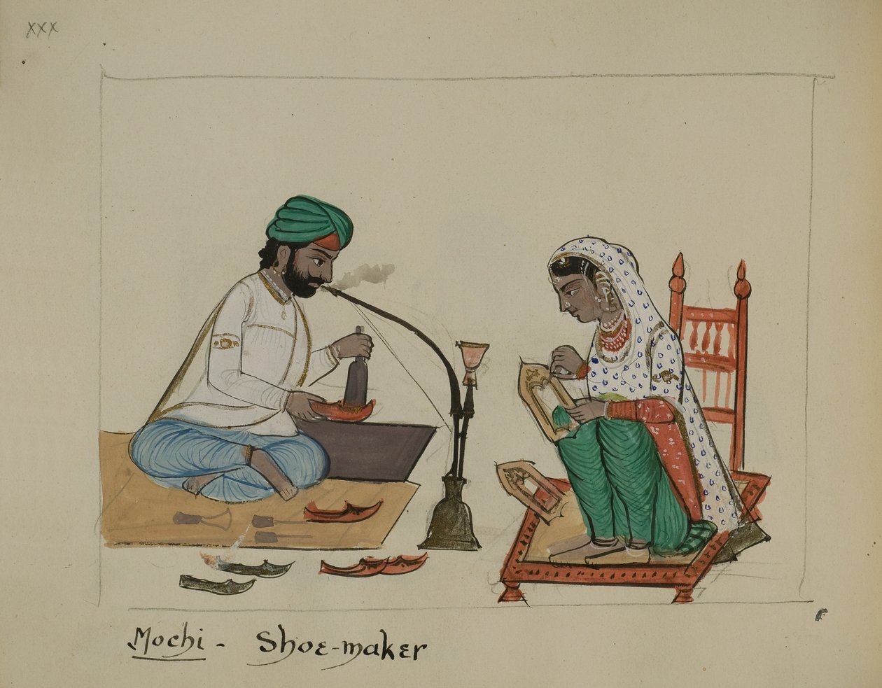 Ein Schuhmacher von Punjabi School