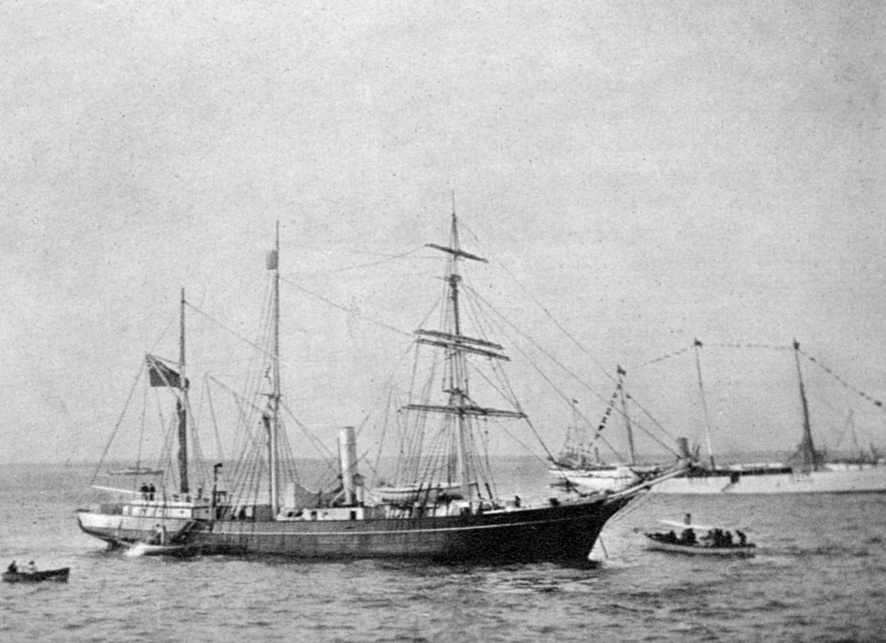 Ernest Shackletons Schiff HMS Nimrod von Queen Alexandra