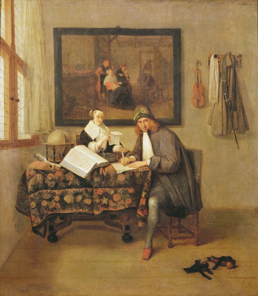 Das studierende Leben, 1662 von Quiringh Van Brekelenkam