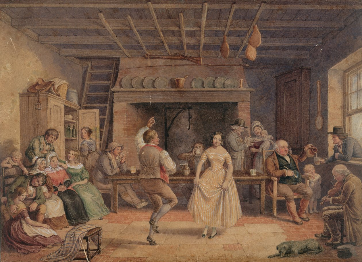 Tanz in der Bauernküche von R. Poate