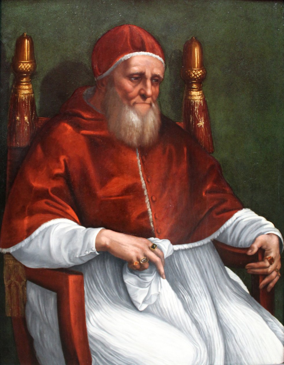 Porträt von Papst Julius II. von Raffaello Sanzio Raphael