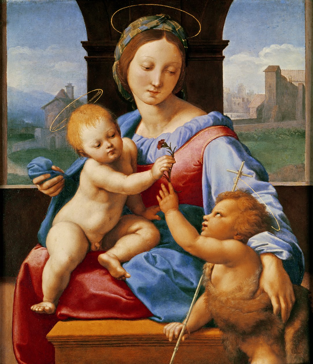 Die Aldobrandini-Madonna oder Die Garvagh-Madonna, ca. 1509-10 von Raffaello Sanzio Raphael