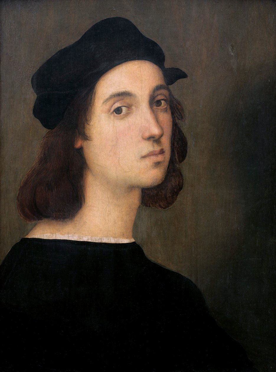 Selbstporträt, 1505-1506 von Raffaello Sanzio Raphael