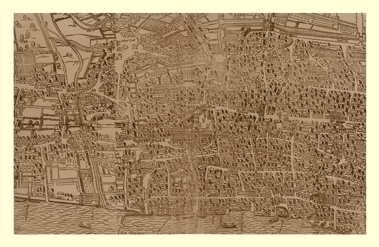 Civitas Londinum von Ralph Agas