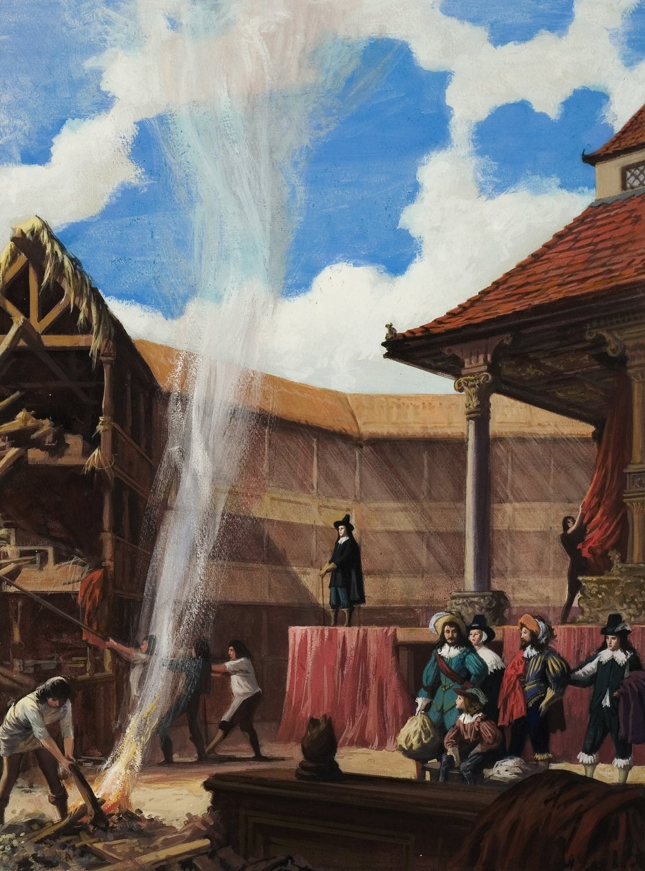 Puritaner zerstören ein Theater von Ralph Bruce