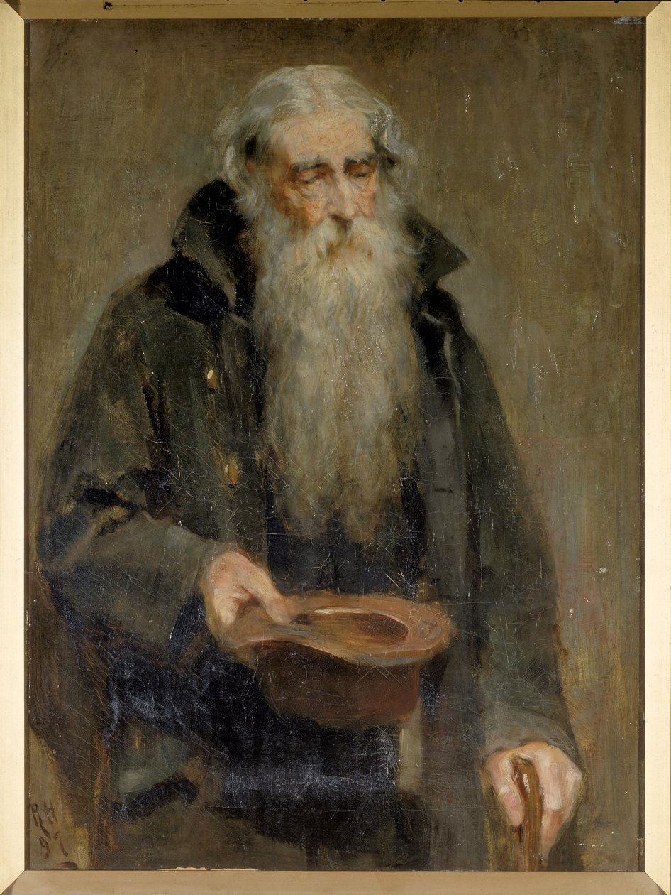Blinder Bettler, 1897 von Ralph Hedley