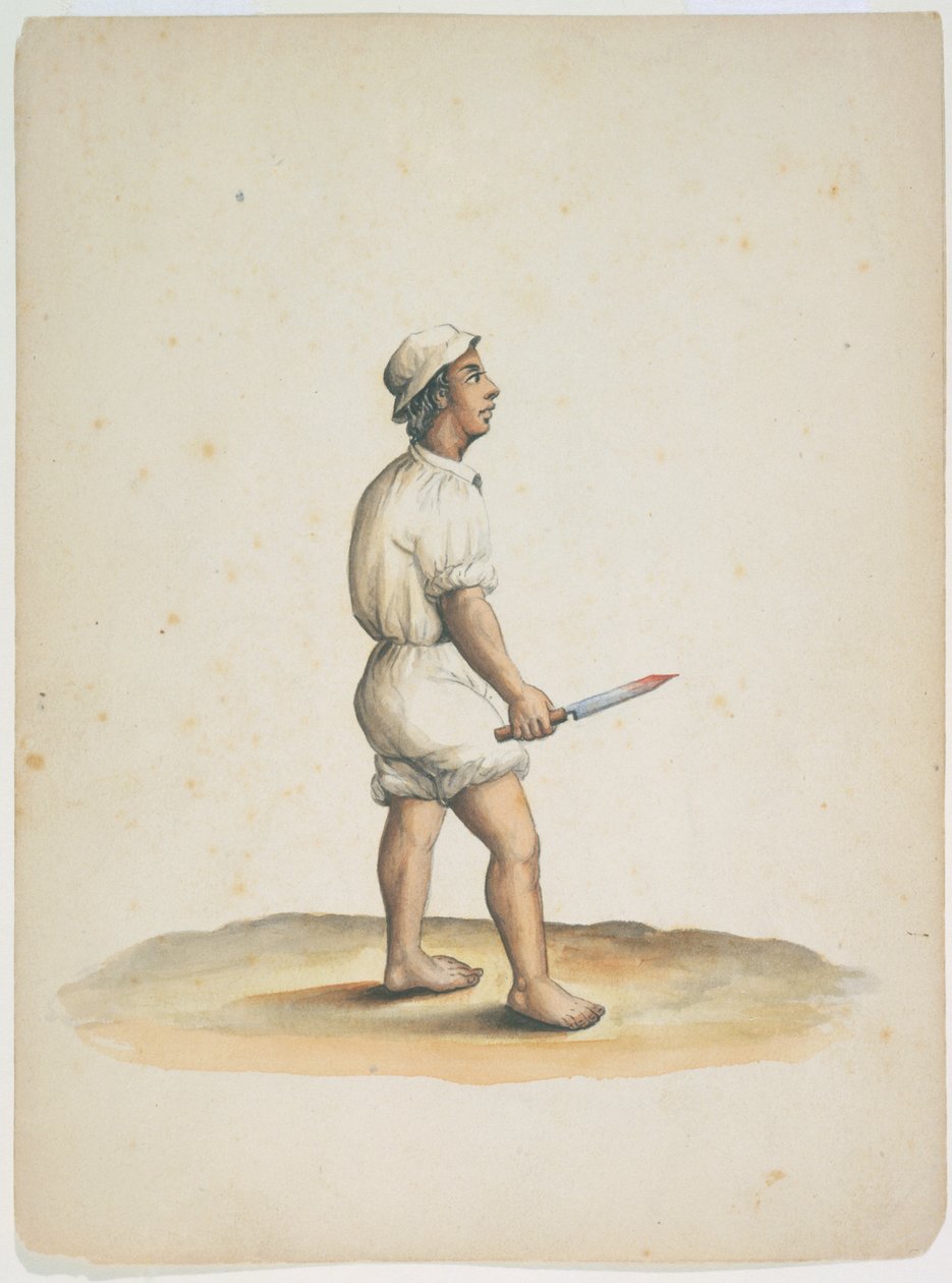 Quito mit Waffe von Ramon Salas