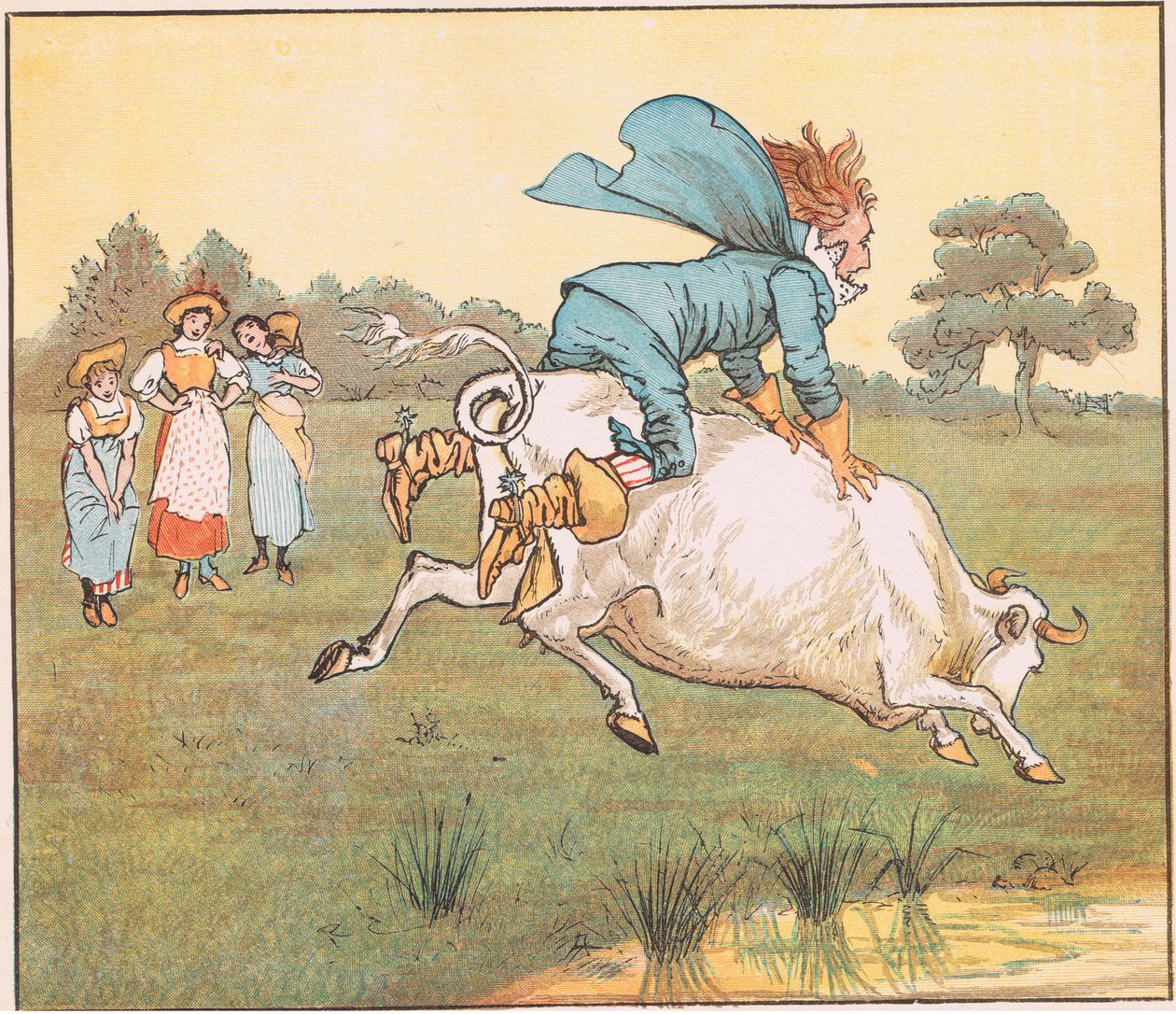 Niemand hat Sie gefragt, Sir! sagte sie von Randolph Caldecott