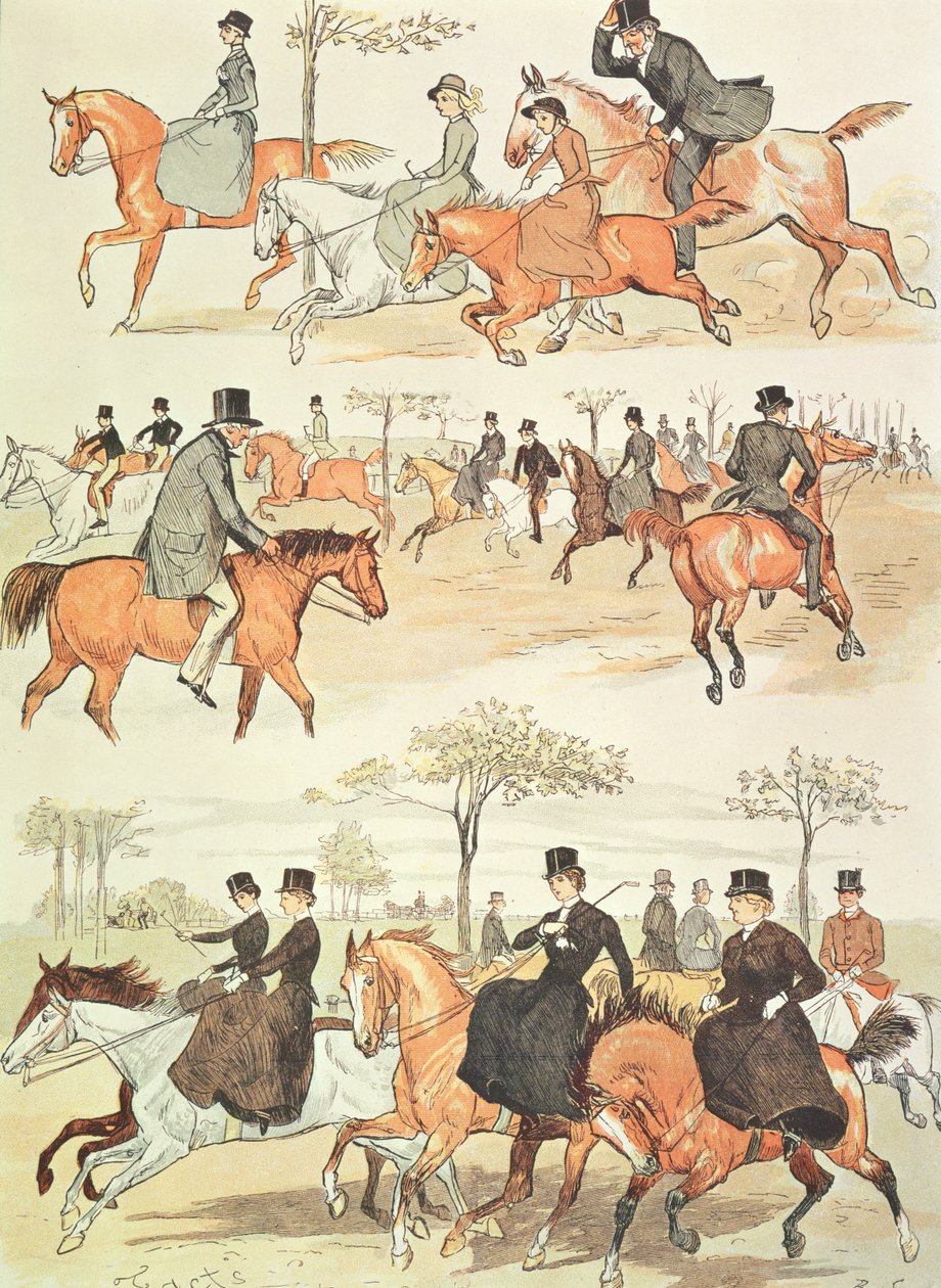 Seitwärts reiten von Randolph Caldecott