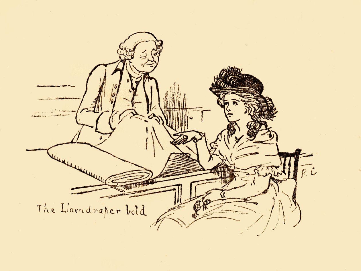 Der Leinenhändler Bold, 1878, ca. 1918 von Randolph Caldecott