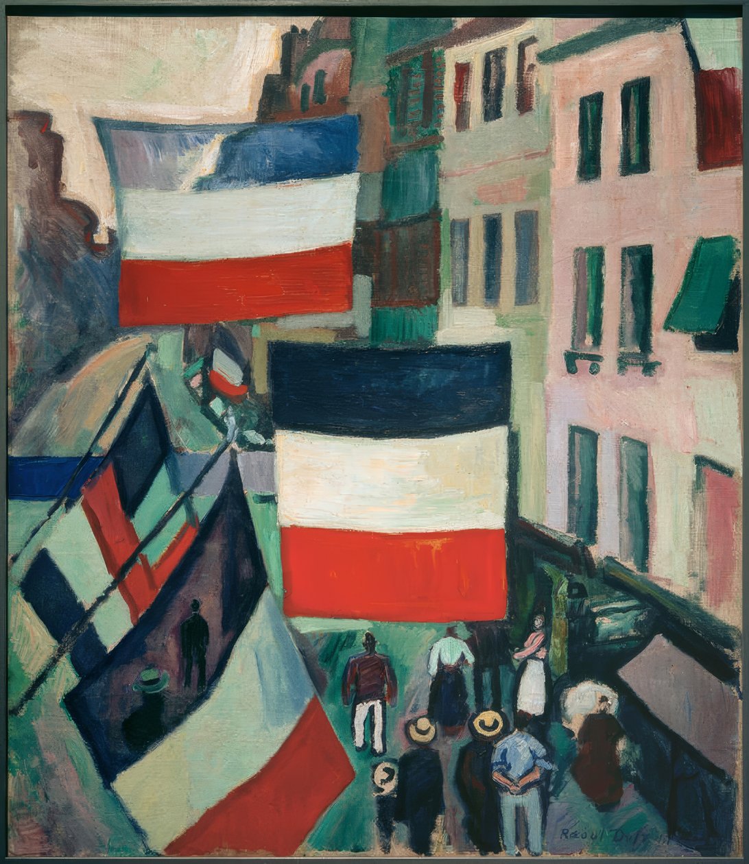 Beflaggte Straße von Raoul Dufy