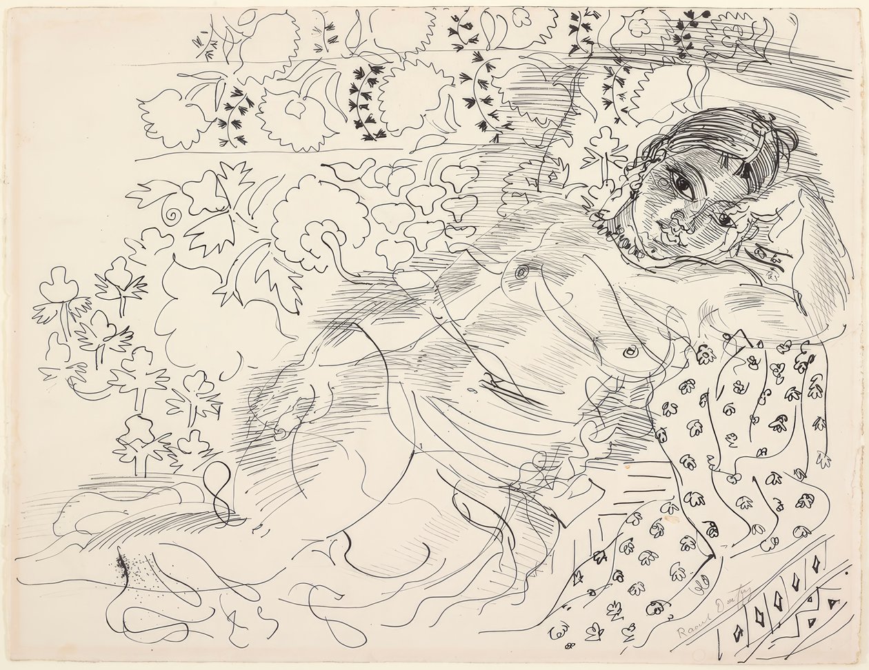 Persisches Modell von Raoul Dufy