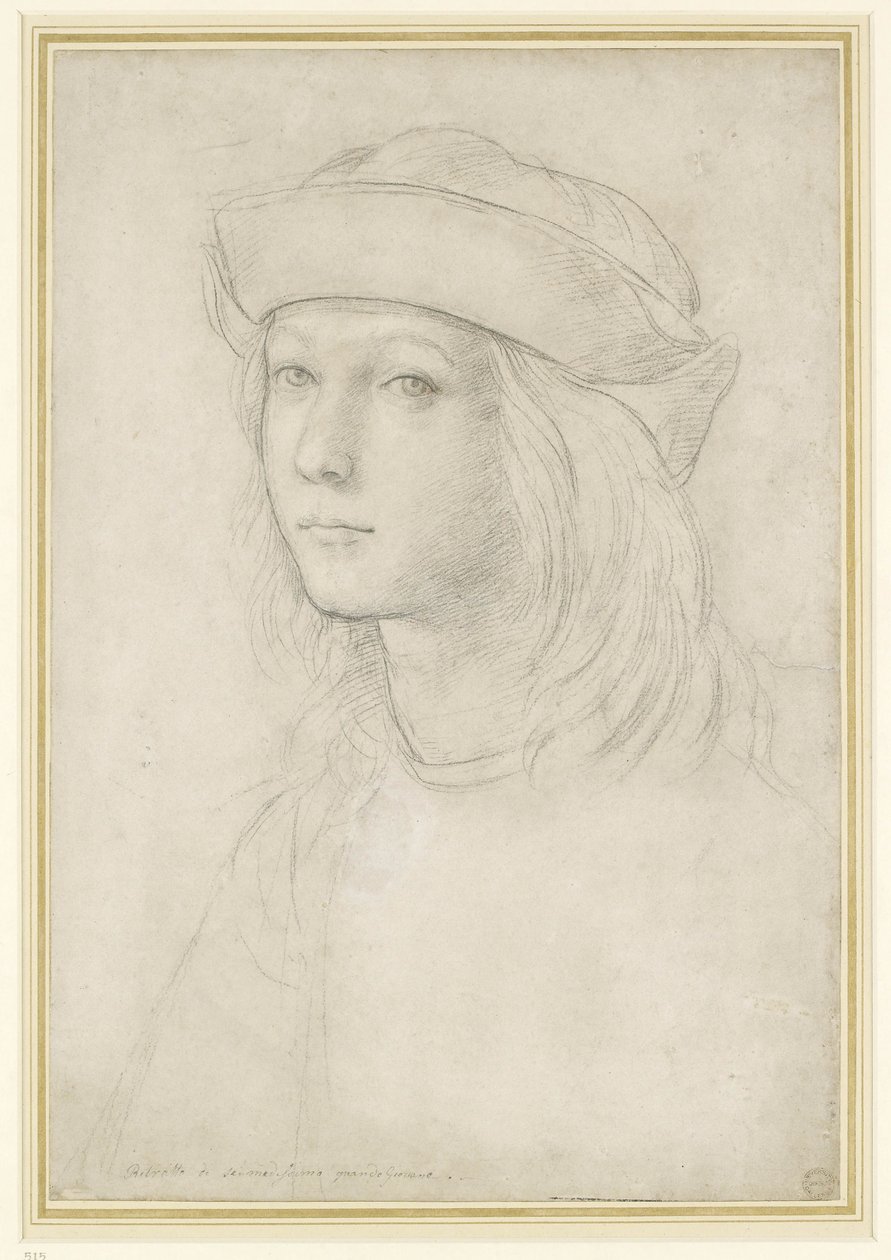 Selbstporträt von Raffaello Sanzio Raphael