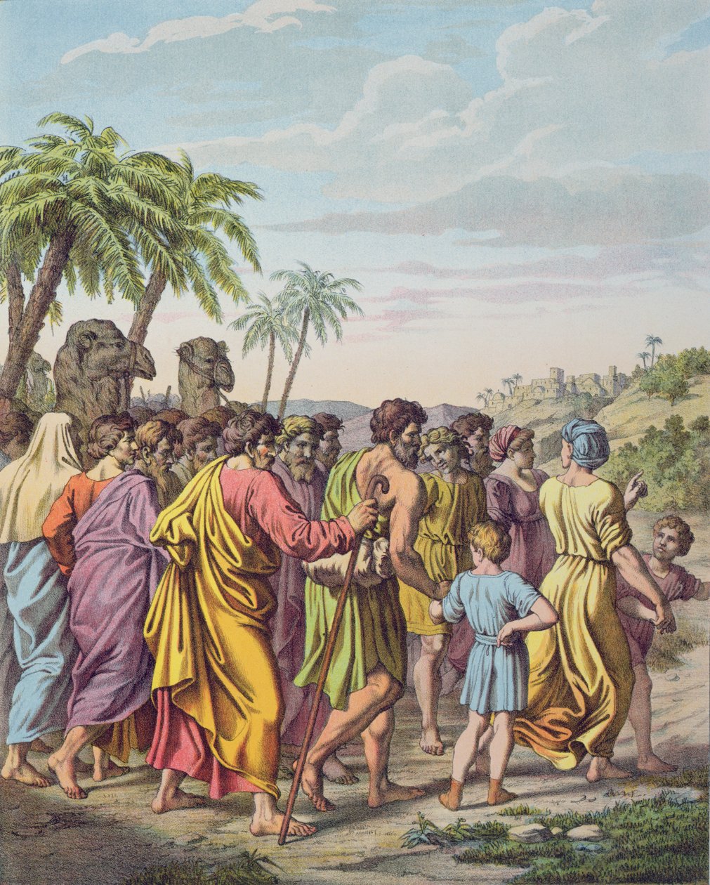 Die Rückkehr nach Jerusalem nach der Gefangenschaft in Babylon von Raffaello Sanzio Raphael