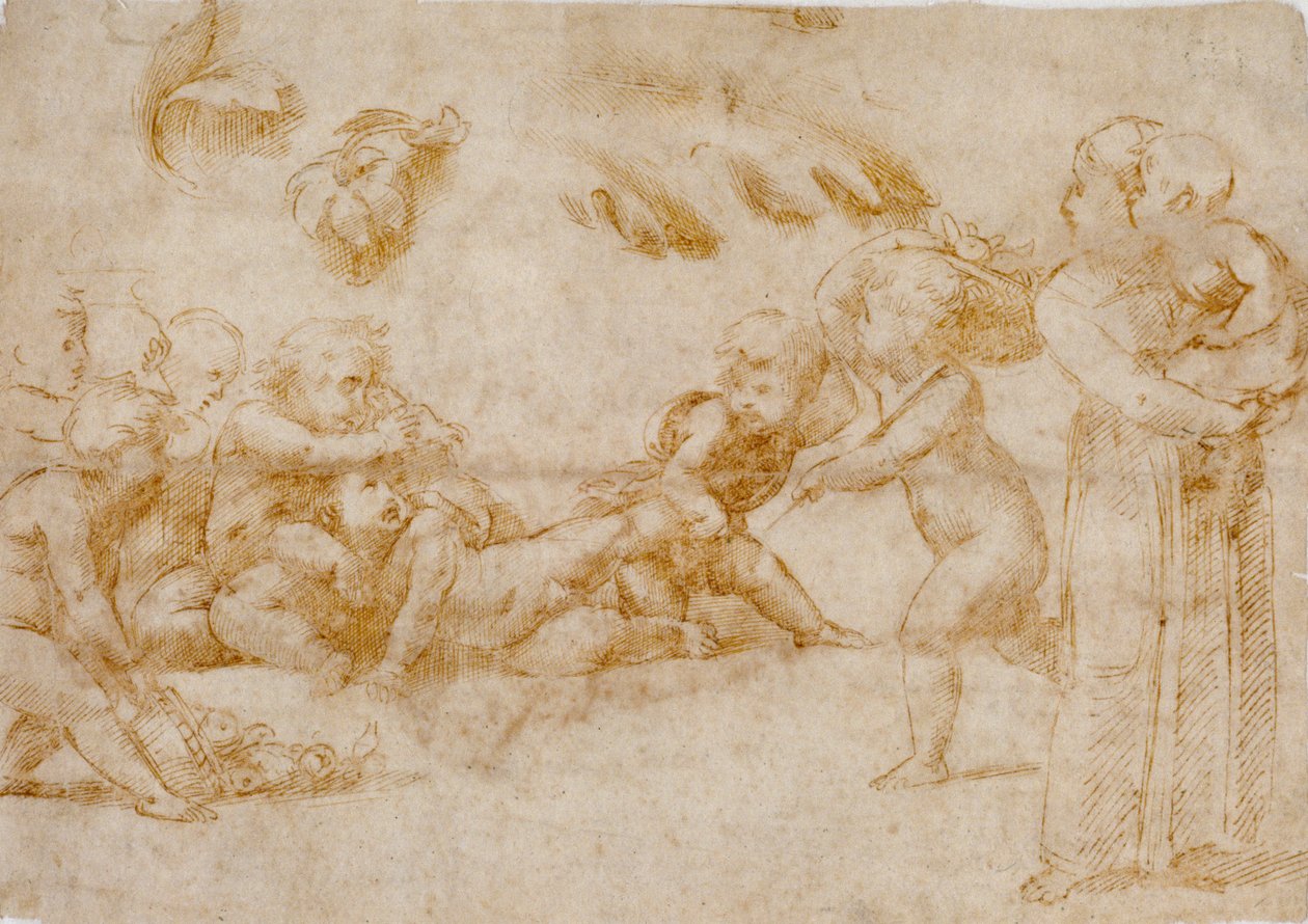 Amorini beim Spielen von Raphael
