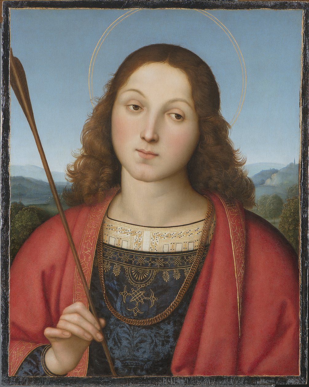 Heiliger Sebastian, ca. 1501-1502 von Raffaello Sanzio Raphael