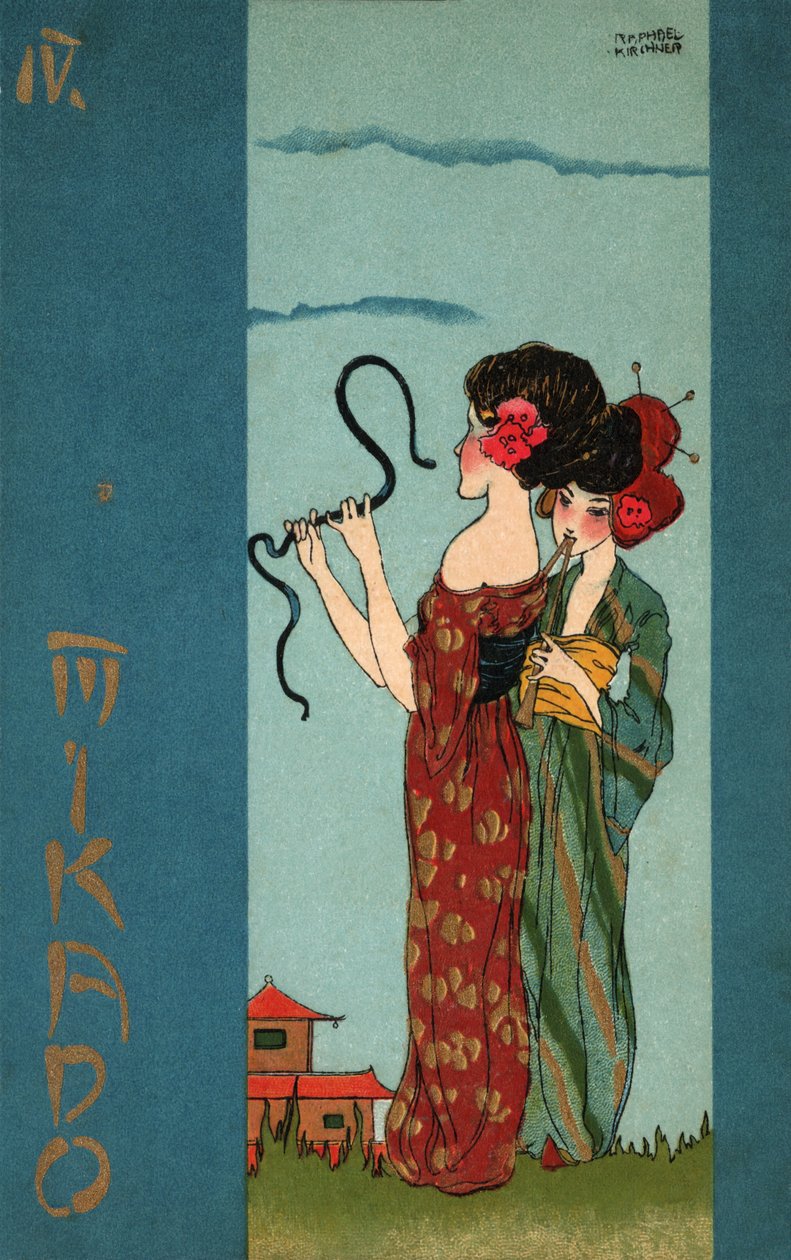 Geishas, ca. 1900 von Raphael Kirchner