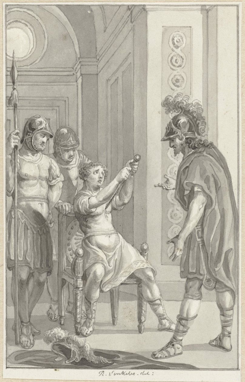 Der Tod von Gemellus von Reinier Vinkeles (I)