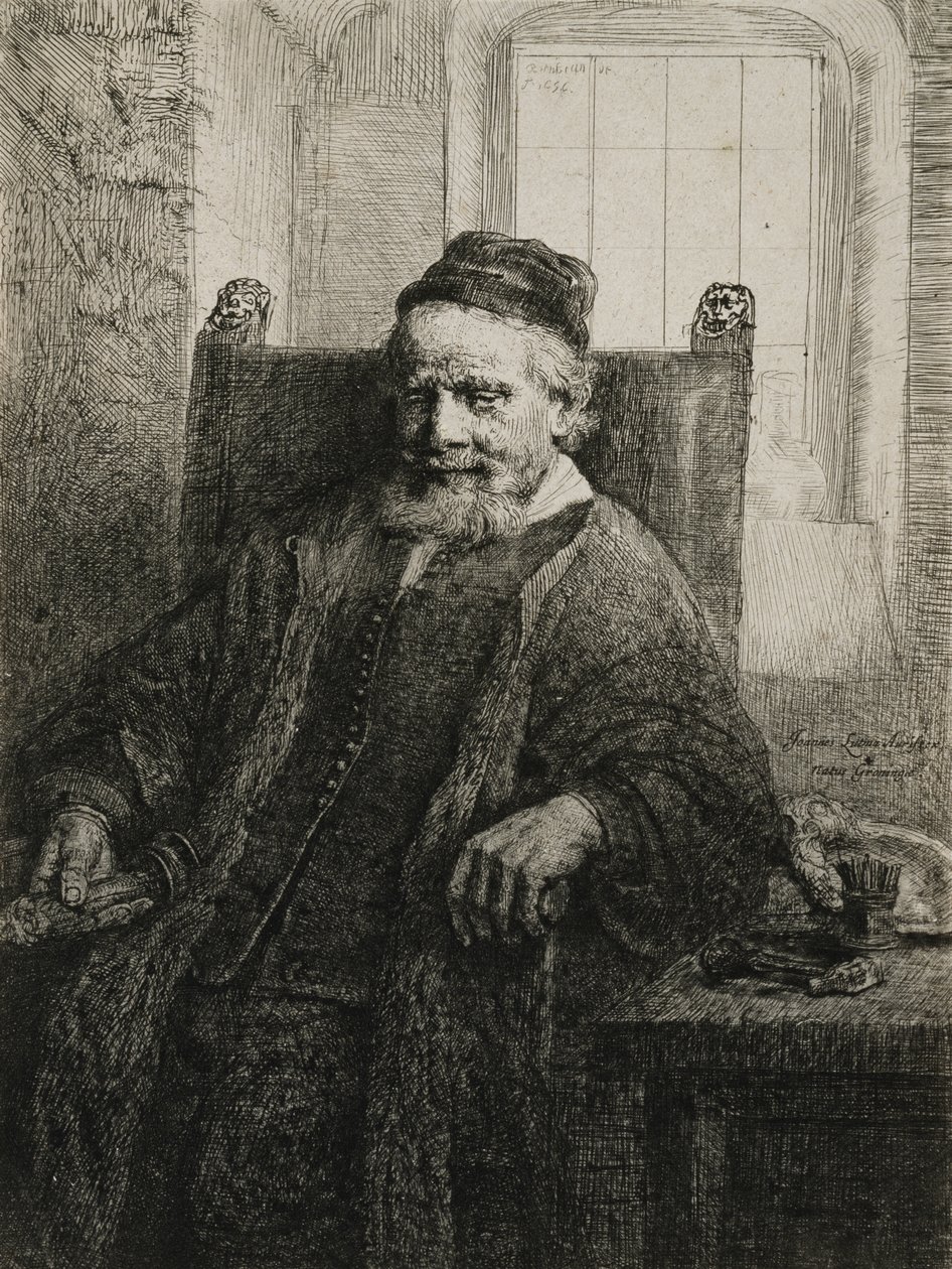 Jan Lutma, der Ältere, Goldschmied und Bildhauer, 1656 von Rembrandt van Rijn
