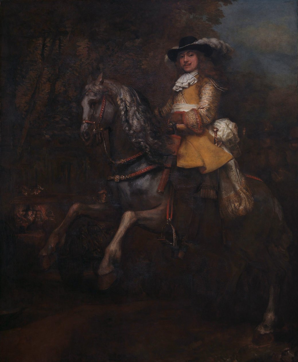 Frederick Rihel zu Pferd von Rembrandt van Rijn