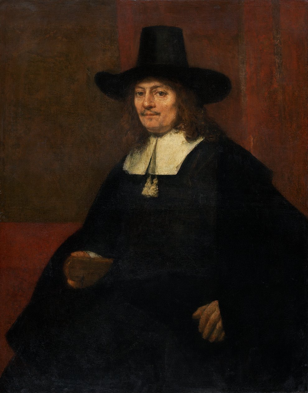 Porträt eines sitzenden Mannes von Rembrandt van Rijn