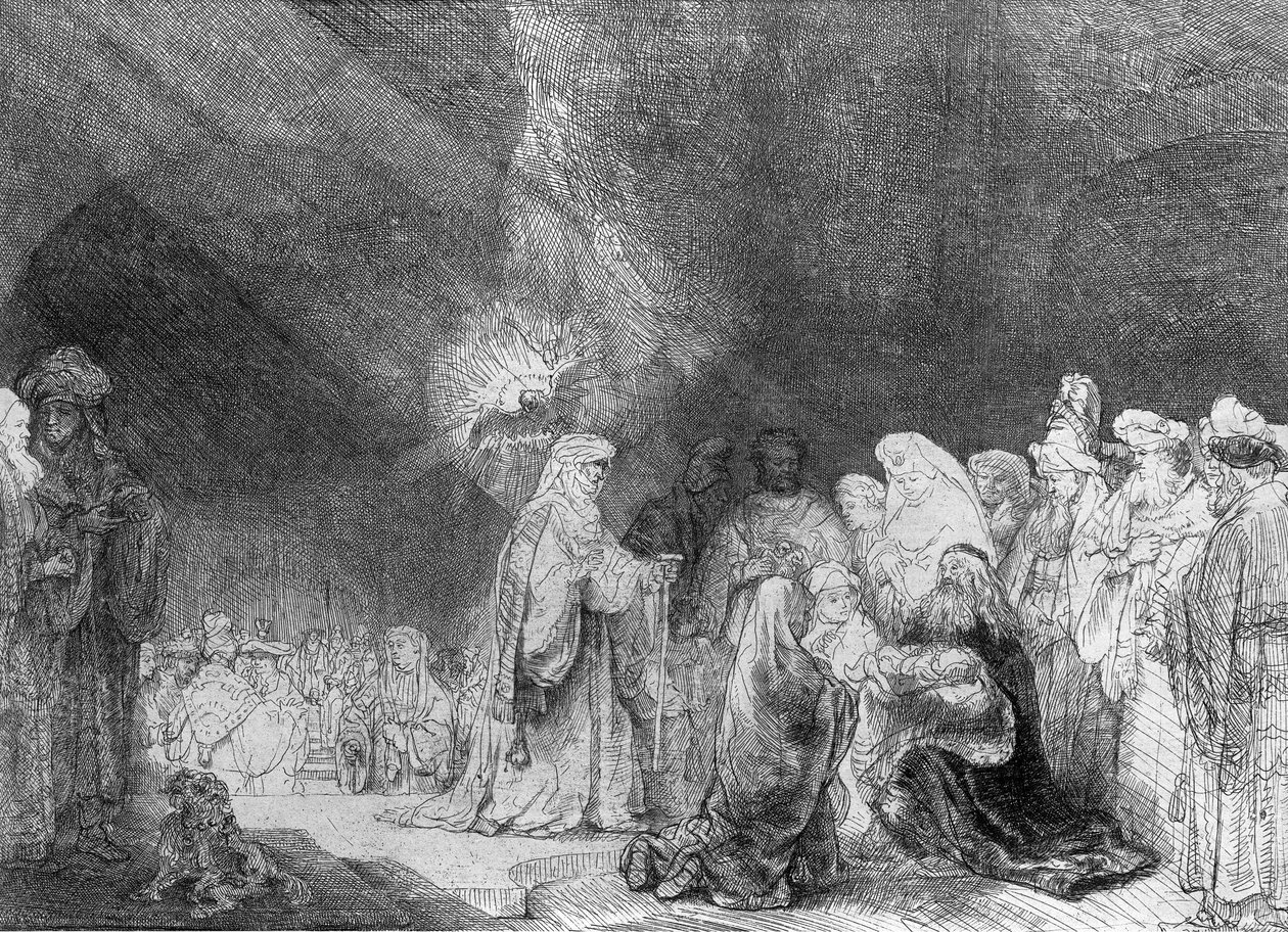 Darstellung im Tempel von Rembrandt van Rijn
