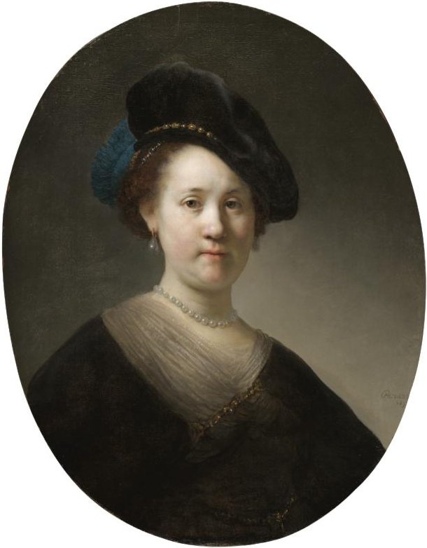 Rembrandts Schwester von Rembrandt van Rijn