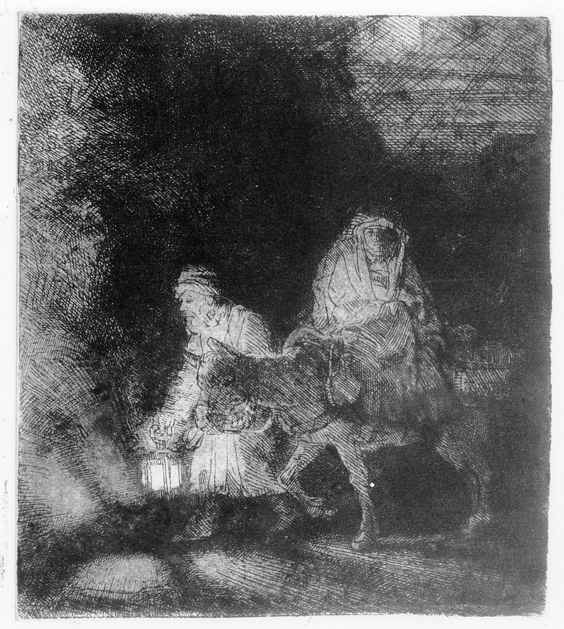 Die Flucht nach Ägypten, 1651 von Rembrandt van Rijn