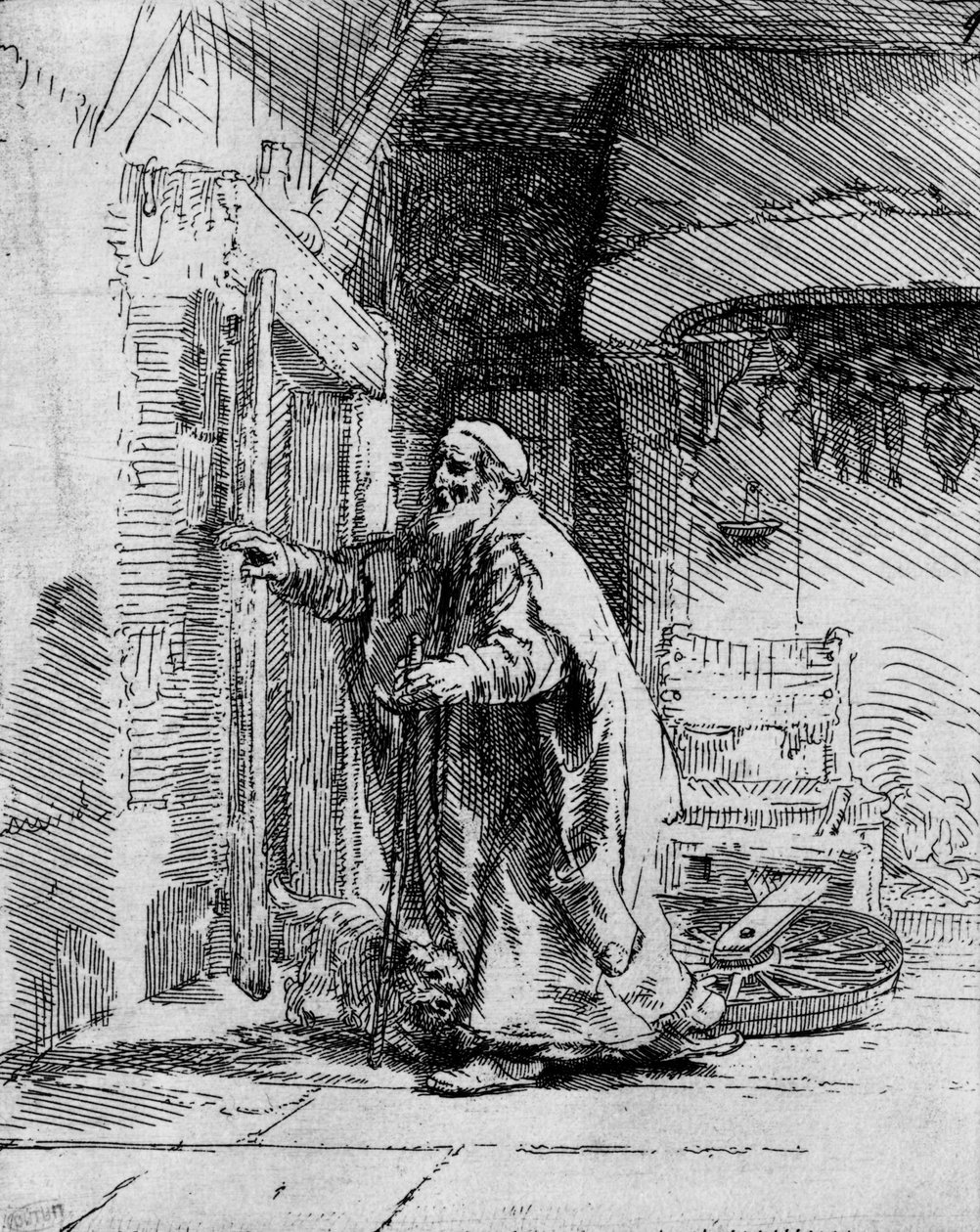 Der blinde Tobit, 1651 von Rembrandt van Rijn