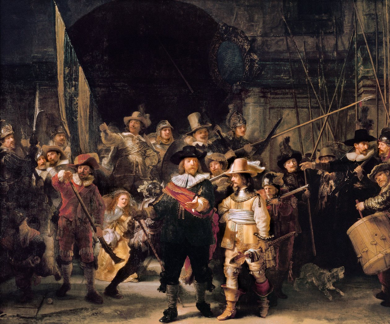 Die Nachtwache von Rembrandt Harmensz. van Rijn