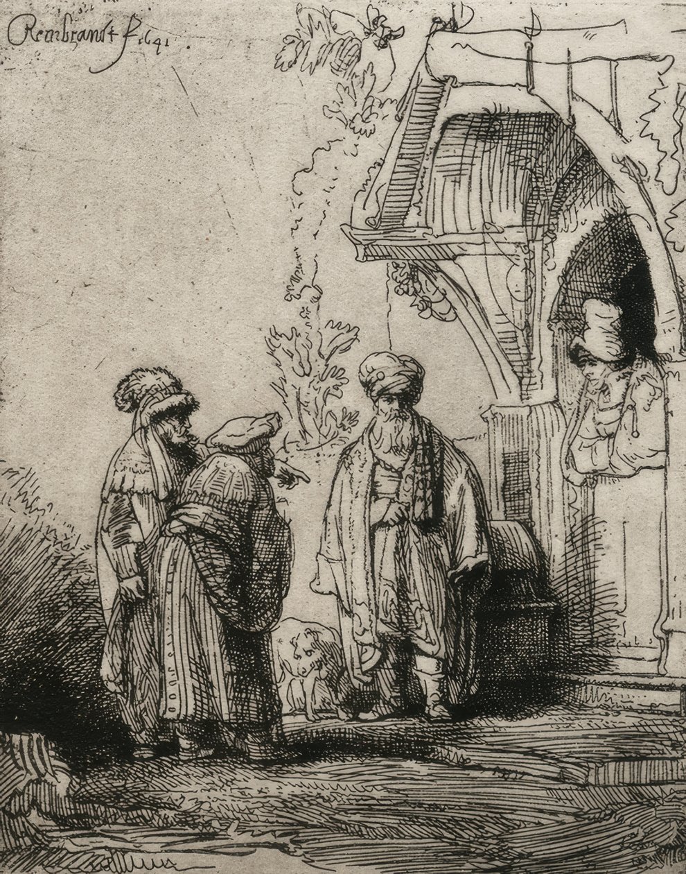 Die drei Orientalen von Rembrandt van Rijn