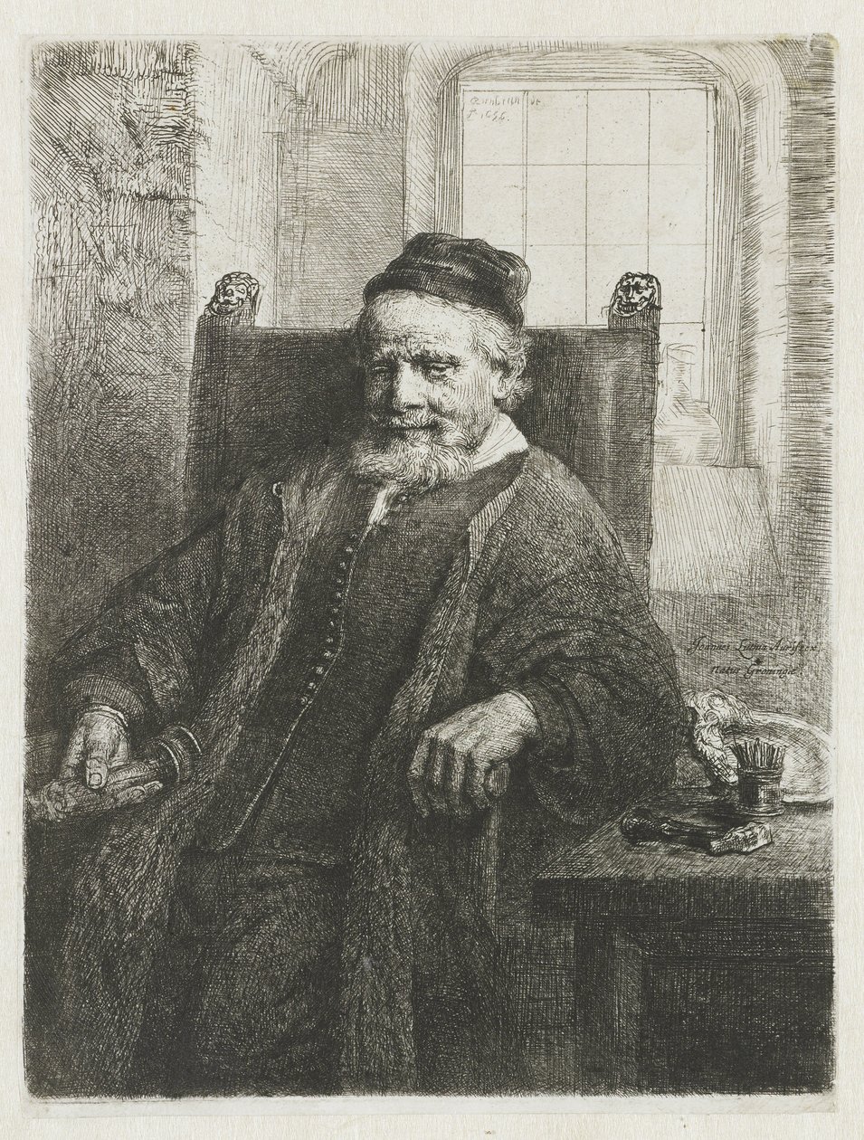 Jan Lutma, Goldschmied von Rembrandt van Rijn