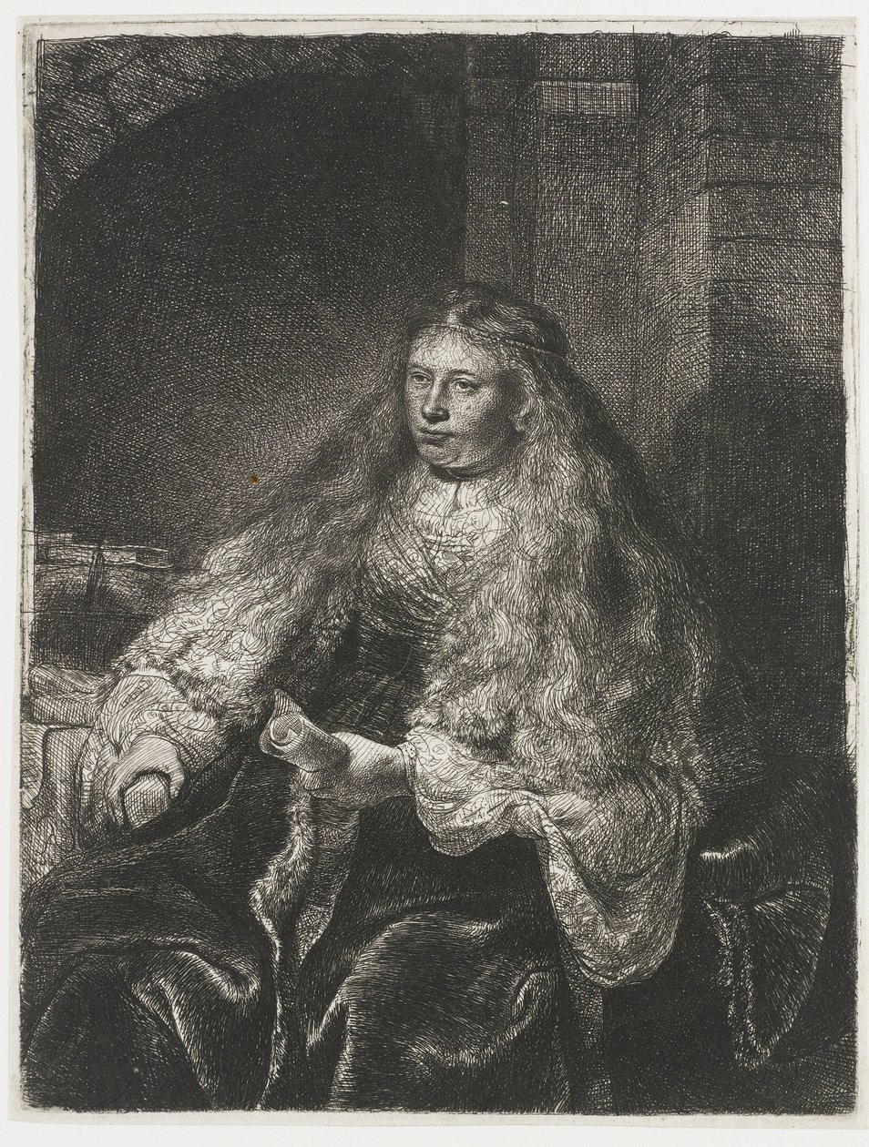 Die große jüdische Braut von Rembrandt van Rijn
