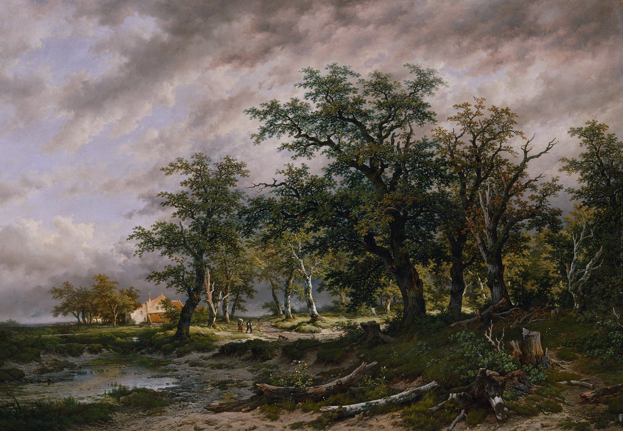 Große holländische Landschaft von Remigius Adrianus van Haanen