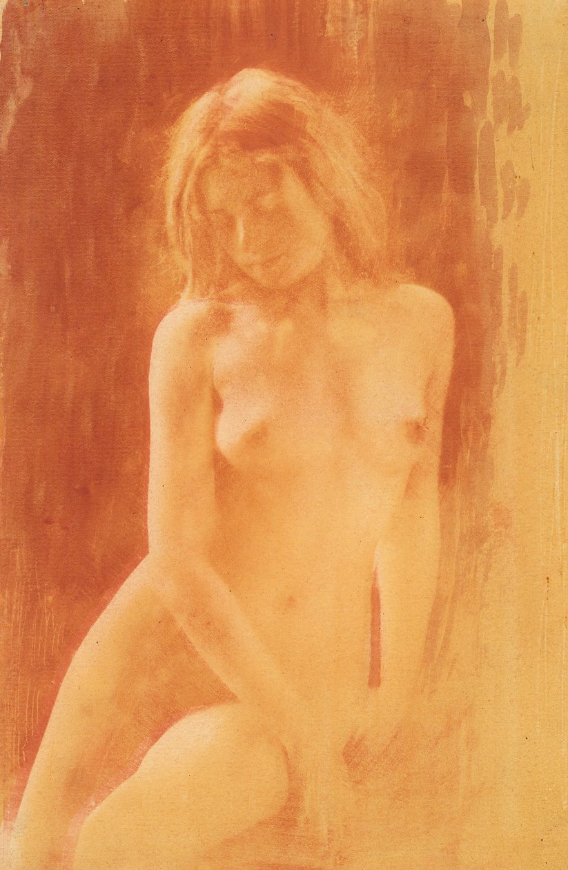 [Studie in Orange], 1904 von René Le Bègue