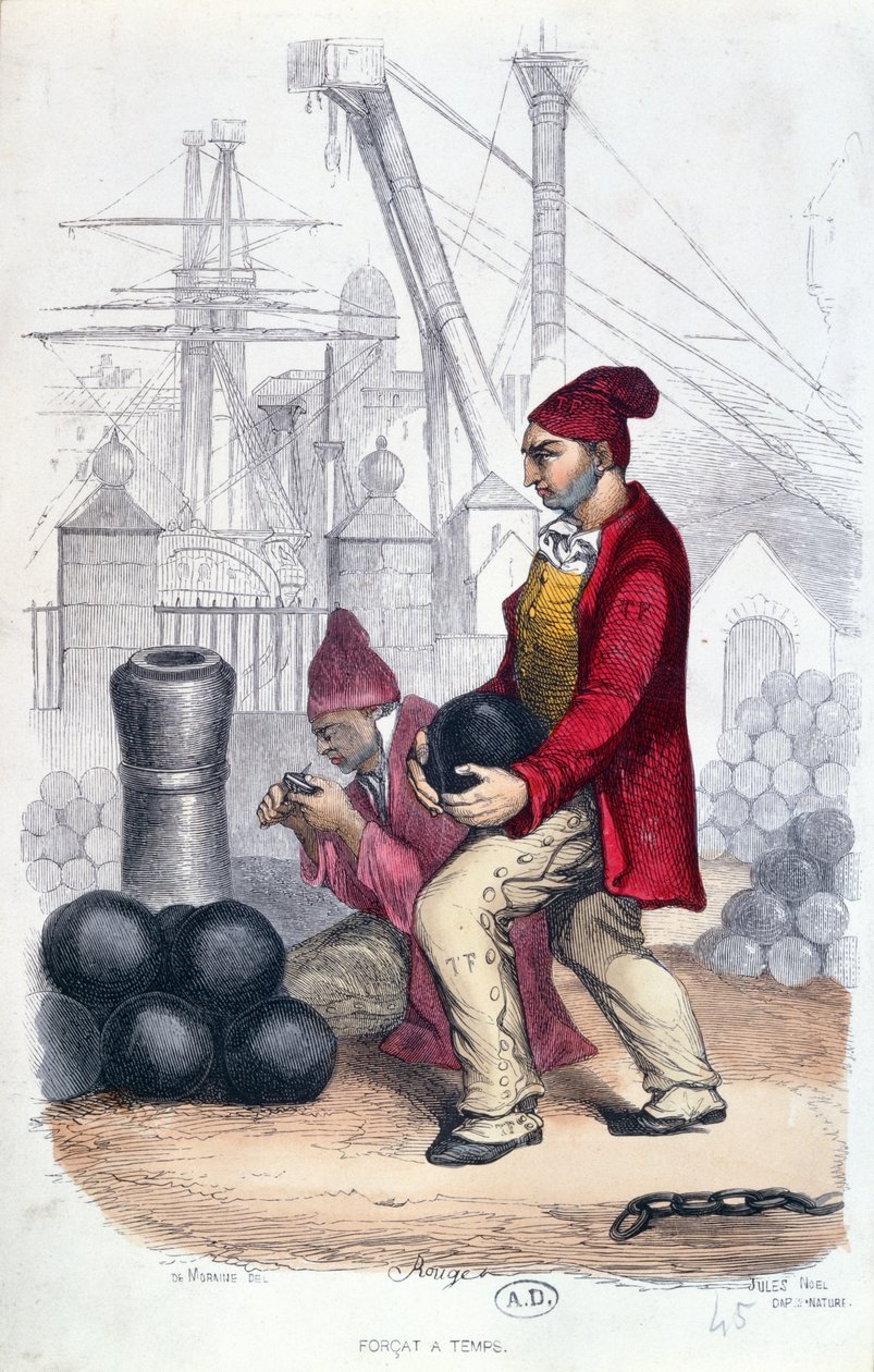 Sträfling, ca. 1840 von Rene Demoraine