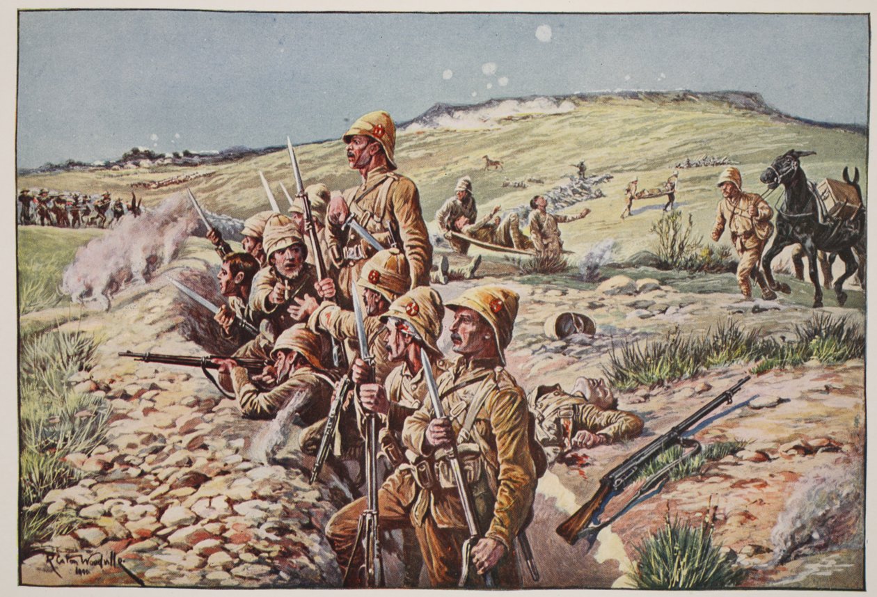 Fix Bayonets! In den Schützengräben von Ladysmith, Illustration aus 