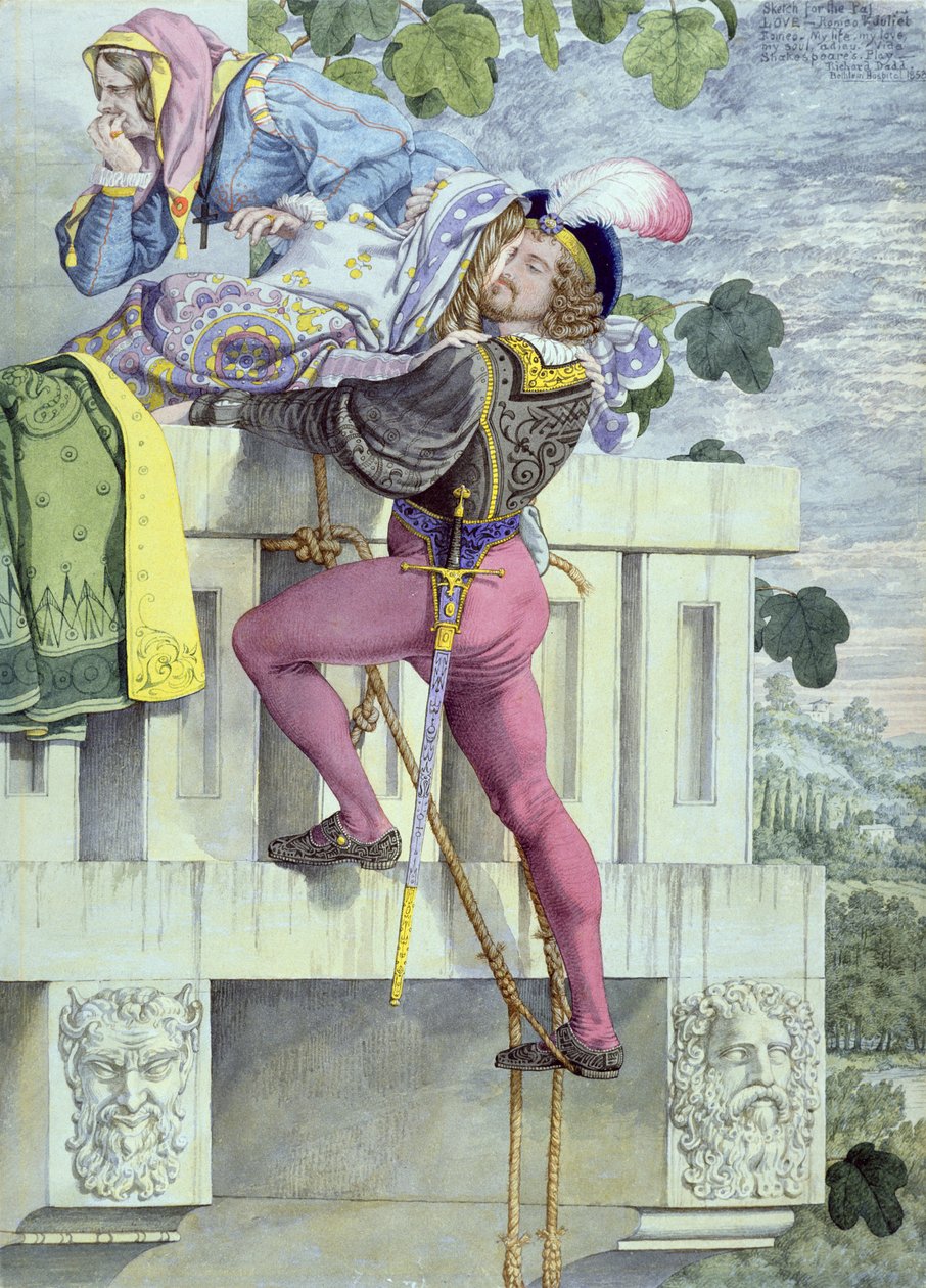Skizze für die Leidenschaften.. Liebe von Richard Dadd