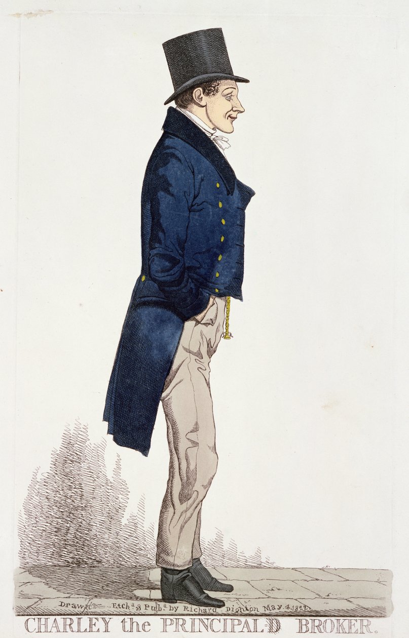 Charley der Hauptmakler, 4. Mai 1822 von Richard Dighton