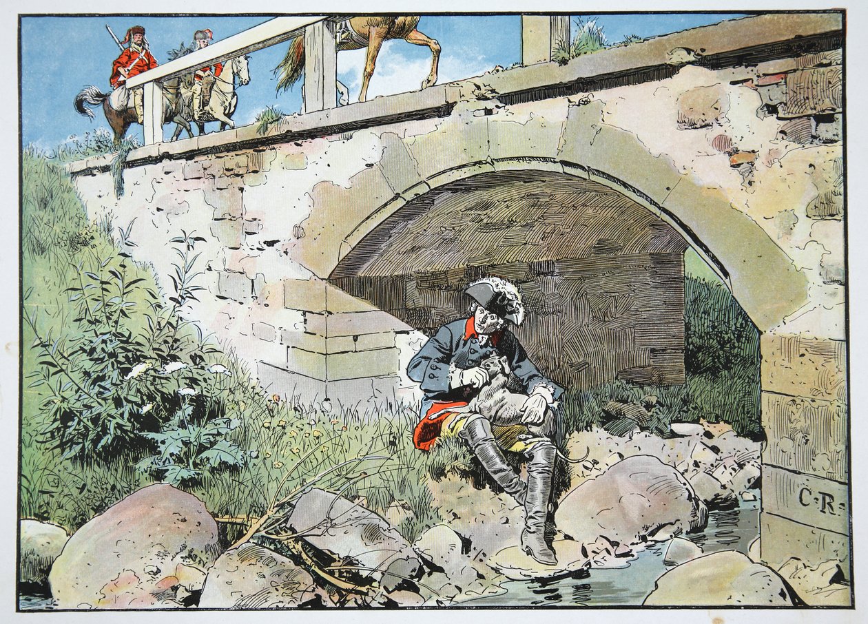 Ein gefährlicher Moment, 1745 von Richard Knoetel
