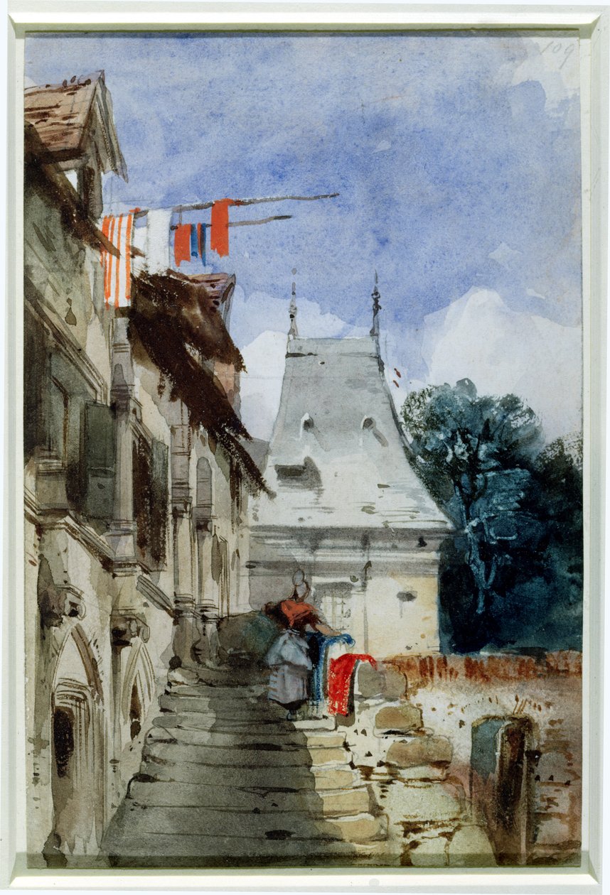 Abtei St-Amand, Rouen von Richard Parkes Bonington