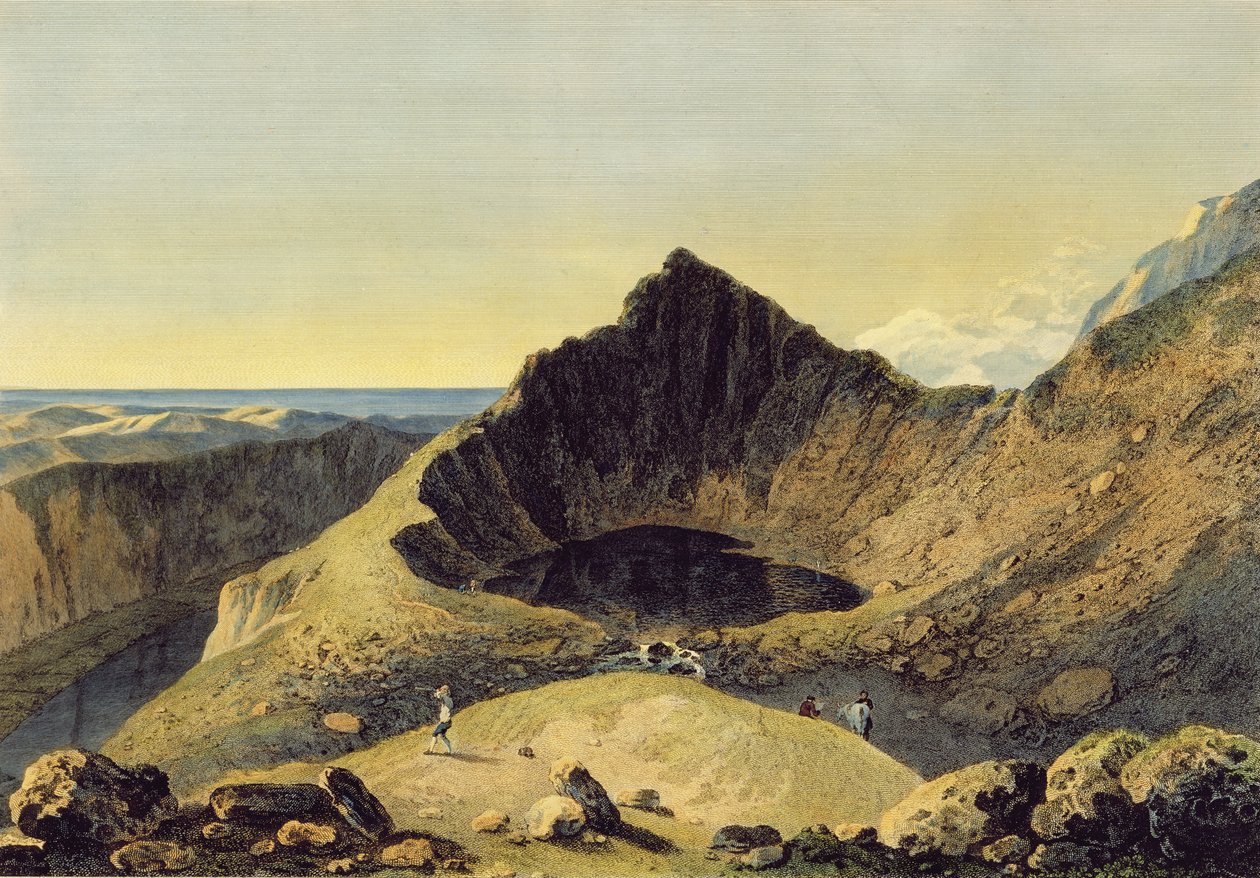 Der Gipfel des Cader Idris Berges, 1775 von Richard Wilson