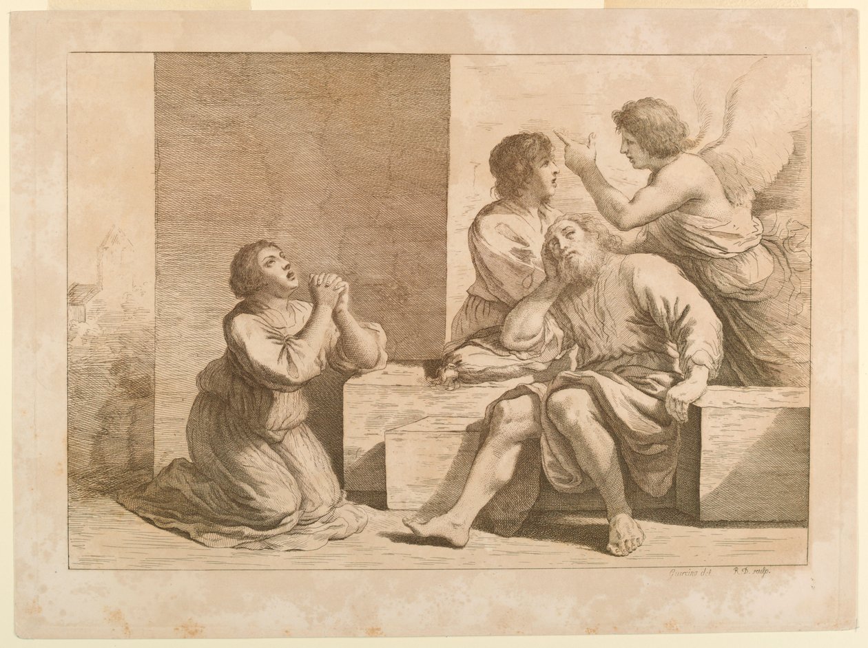 Der Engel erscheint Joseph von Richard Dighton