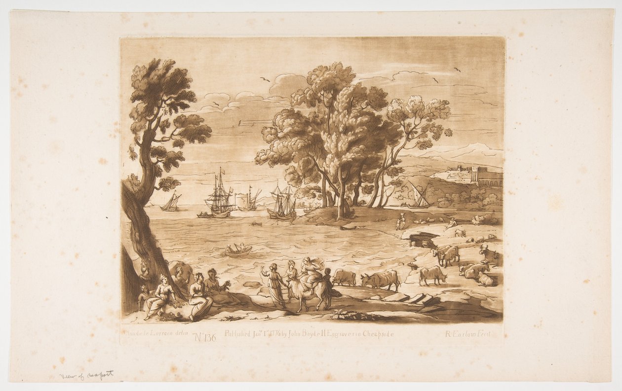 Raub der Europa von Richard Earlom