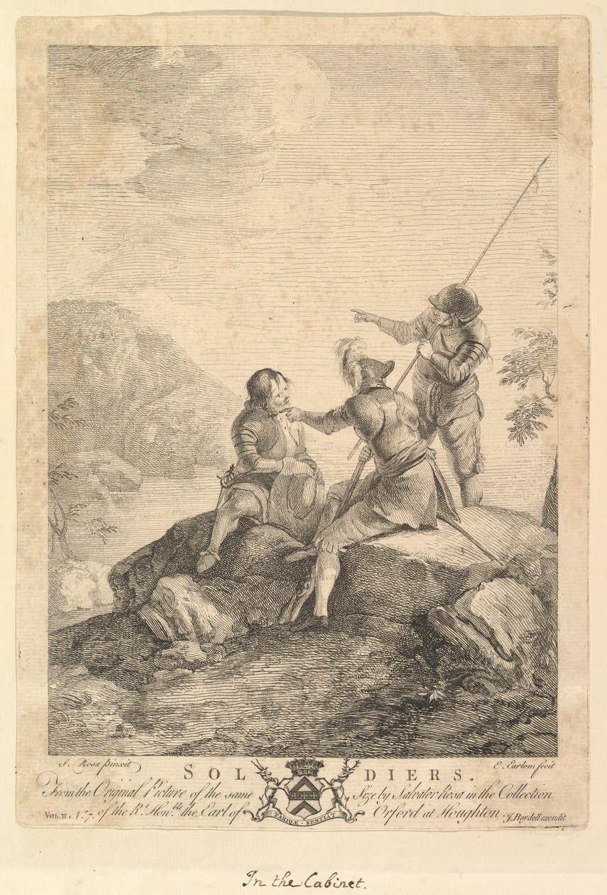 Drei Soldaten von Richard Earlom