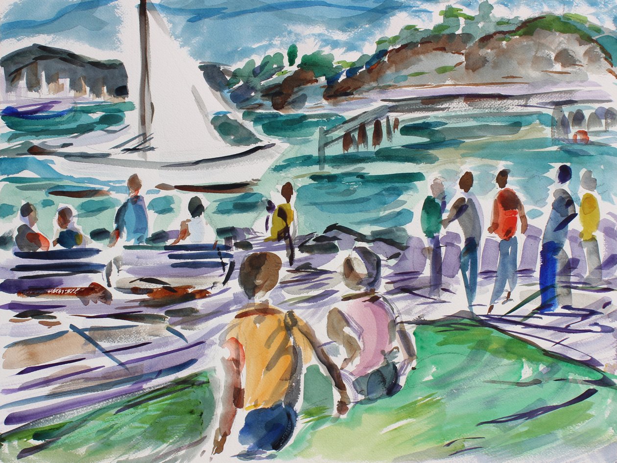Tiburon Promenade, 2017 von Richard Fox
